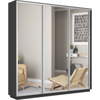 Шкафы-купе 3-х дверные, Шкаф-купе Экспресс Экспенс трио 2200 x 1800 x 450