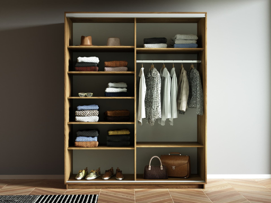 Шкафы-купе 2-х дверные, Шкаф-купе Экспресс 2-х дверный Фотопечать Квадрат Стекла 140х60х240