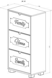 Тумба для обуви ДримСтар ДС-23