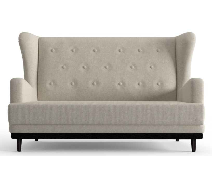 Дизайнерские диваны для гостиной, Диван прямой Барон Люкс, Рогожка