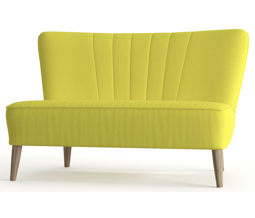 Дизайнерские диваны для гостиной, Диван прямой Зола, Рогожка