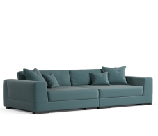 Диваны прямые, Диван прямой Париж нераскладной,велюр