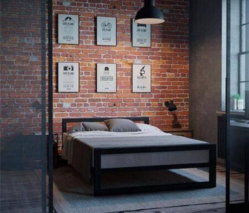 Кровати 160 см, Кровать в стиле лофт Ричмонд 1.6