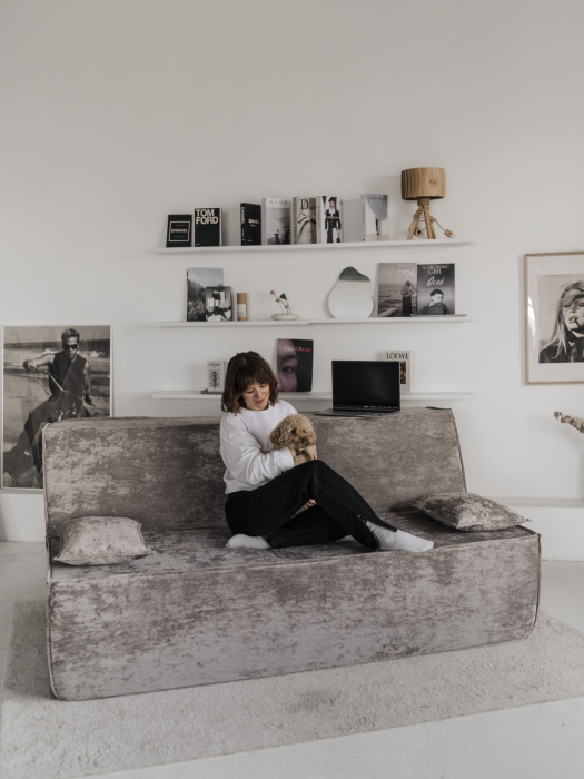 Бескаркасные диваны, Диван бескаркасный Клайд, плюш