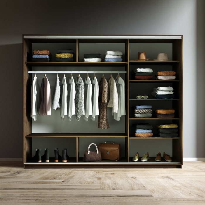 Шкафы-купе 3-х дверные, Шкаф-купе Экспресс 3-х дверный Фотопечать Ленты Стекла 210х60х220