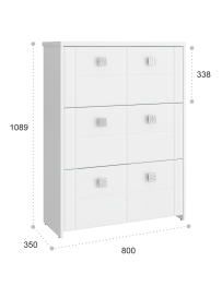 Шкаф под обувь Изабель ИЗ-55К