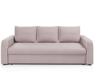 Диван-кровать прямой Атланта с кантом еврокнижка,велюр