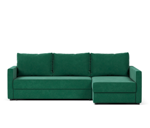 Диван угловой Фрисби дельфин, велюр