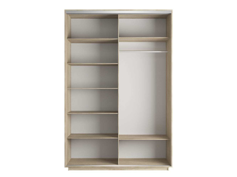 Шкафы-купе 2-х дверные, Шкаф-купе Экспресс 2-х дверный Фотопечать Квадрат Стекла 140х60х220