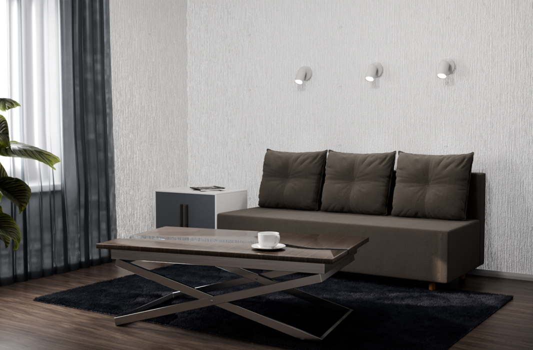 Диваны еврокнижки, Прямой диван Сияние,еврокнижка,велюр