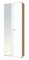 Шкафы двухстворчатые, Шкаф для одежды Эмилия ЭЛ-13К комбинированный