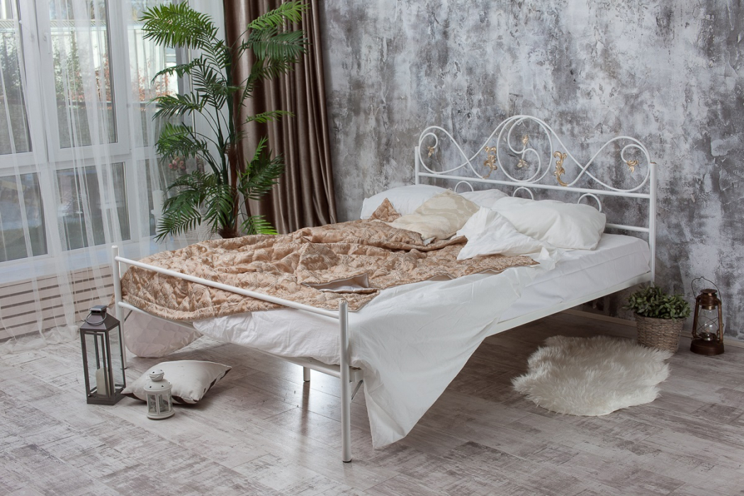 Кованые кровати, Кованая кровать Венеция 1.8 с одной спинкой