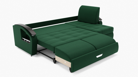 Угловой диван Дубай-1 с оттоманкой ППУ, велюр