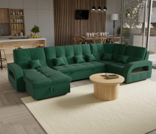 Диваны угловые в гостиную, Модульный диван Майами-4,венеция,велюр