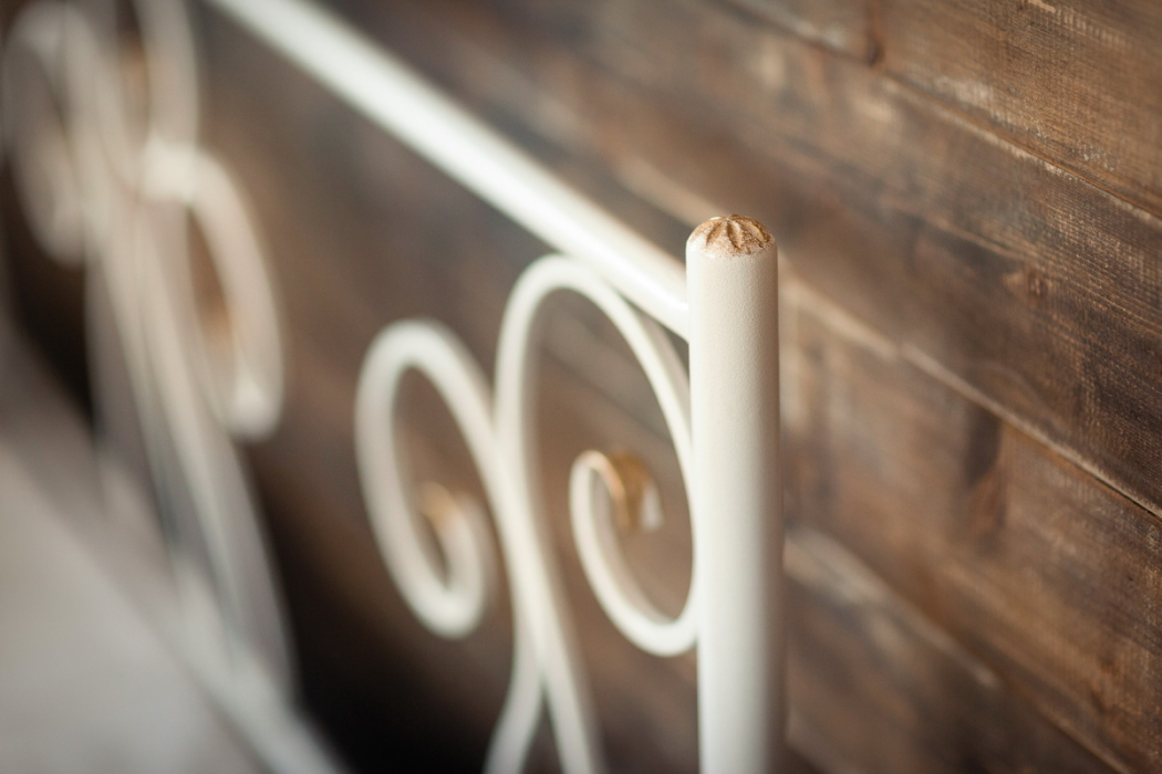 Кованые кровати, Кованая кровать Лацио 1.8 с двумя спинками