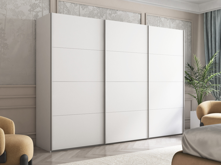 Шкафы-купе 3-х дверные, Шкаф-купе Эста ДСП+ДСП+ДСП 300х66х240