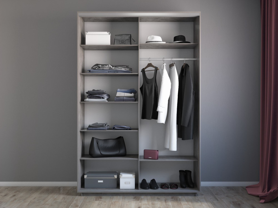 Шкафы-купе 2-х дверные, Шкаф-купе Экспресс 2-х дверный Фотопечать Калейдоскоп Стекла 140х60х220