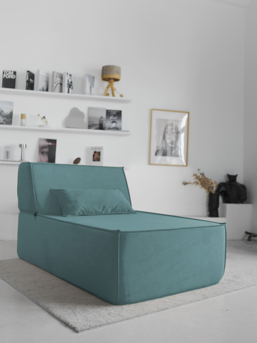 Кресло для отдыха, Бескаркасна оттоманка Клайд,велюр