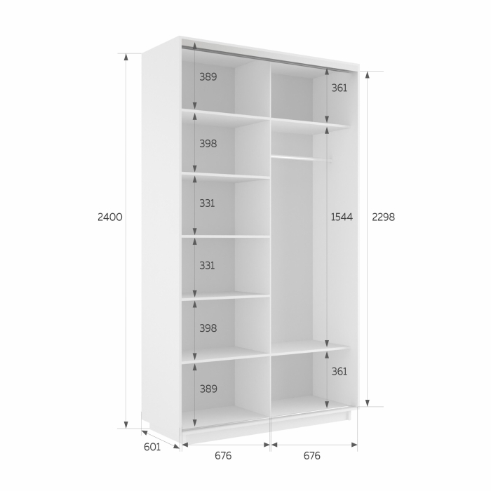 Шкафы-купе 2-х дверные, Шкаф-купе Экспресс 2-х дверный Фотопечать Шелк Стекла 140х60х240