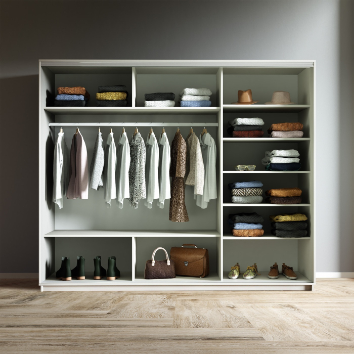 Шкафы-купе 3-х дверные, Шкаф-купе Экспресс 3-х дверный Фотопечать Шелк Стекла 210х60х220