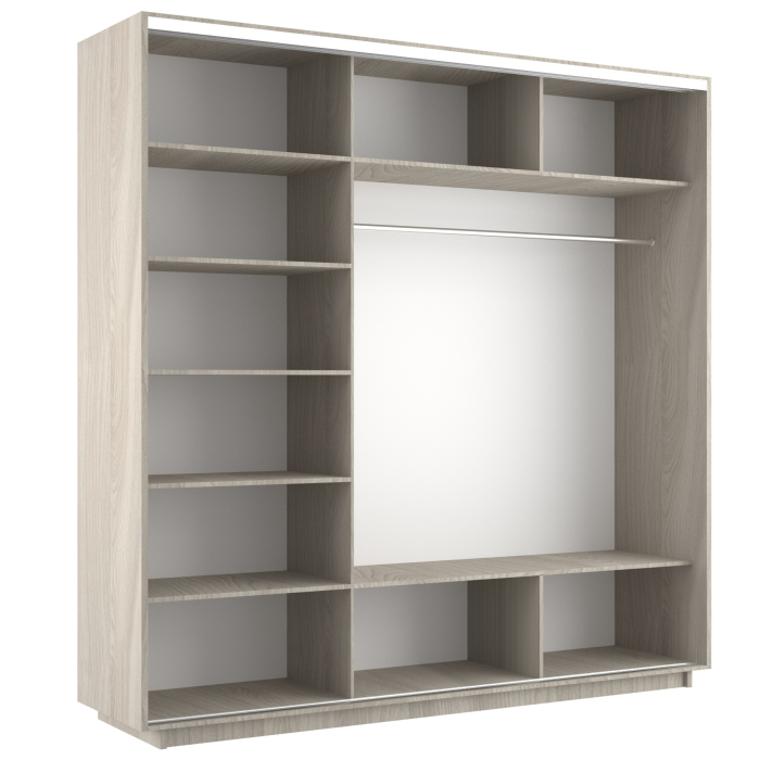 Шкафы-купе, Шкаф-купе Медиум Широкий, 180х60х220