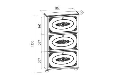 Тумба для обуви (обувница) Ассоль АС-46