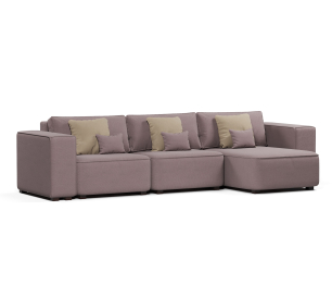 Диван-кровать угловой еврокнижка Сиэтл, велюр