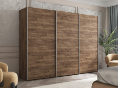 Шкафы-купе 3-х дверные, Шкаф Эста трио ЛДСП 2400 x 2700 x 660