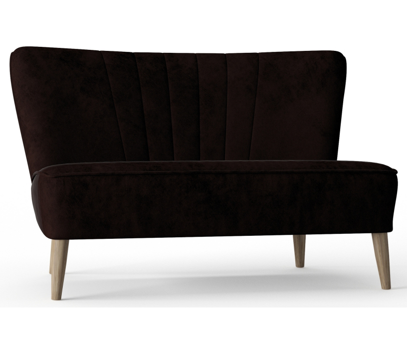 Дизайнерские диваны для гостиной, Диван прямой Зола, Велюр