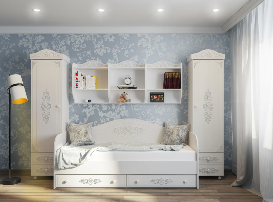 Кровати одноярусные, Кровать Ассоль плюс АС-10 (2000х800)