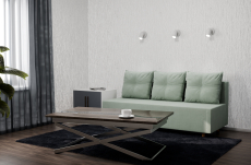 Диваны еврокнижки, Прямой диван Сияние,еврокнижка,велюр