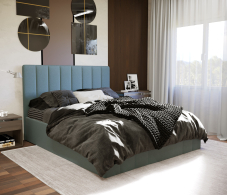 Кровати, Кровать Парма 180,велюр