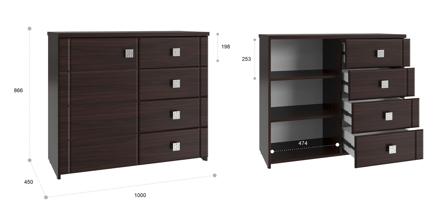 Комоды, Комод Изабель ИЗ-52К