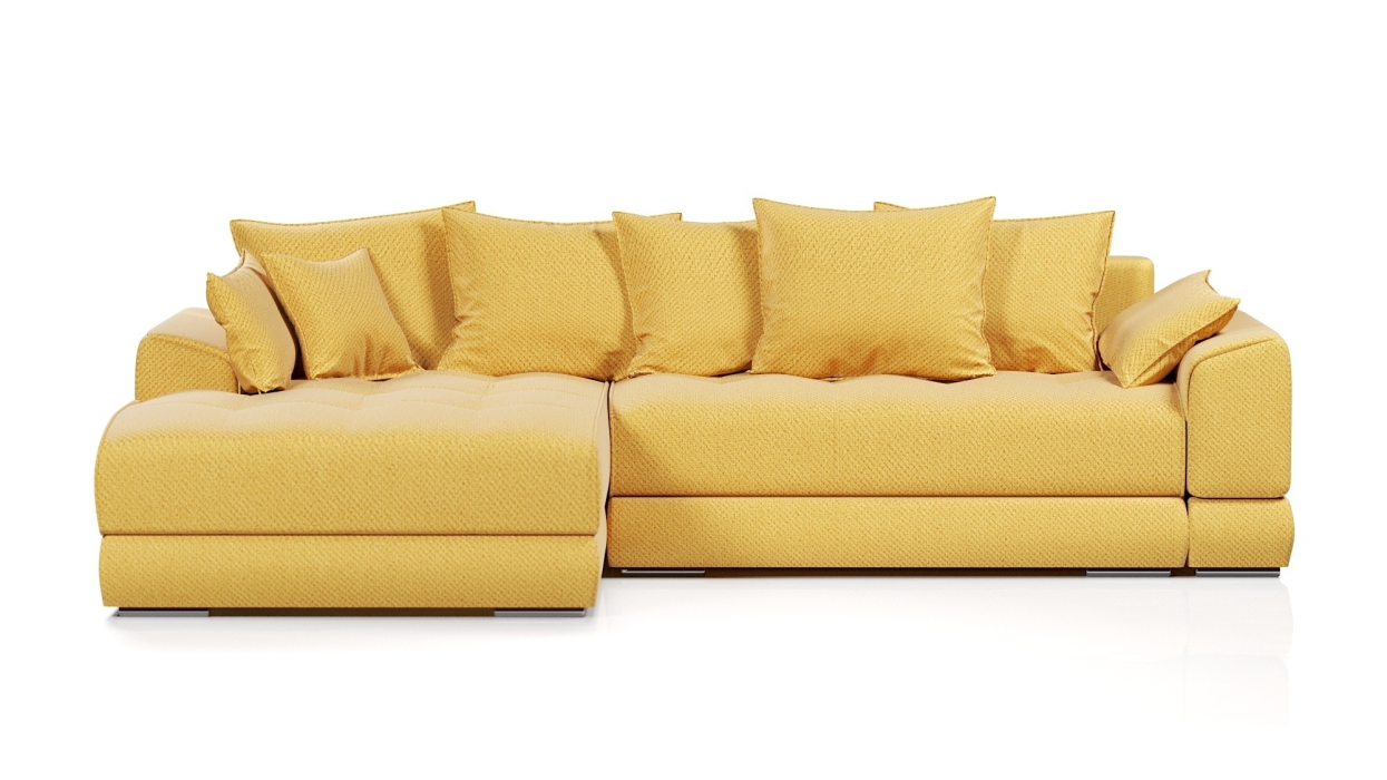 Диваны угловые в гостиную, Диван-кровать угловой еврокнижка Модерн Nordkisa,велюр