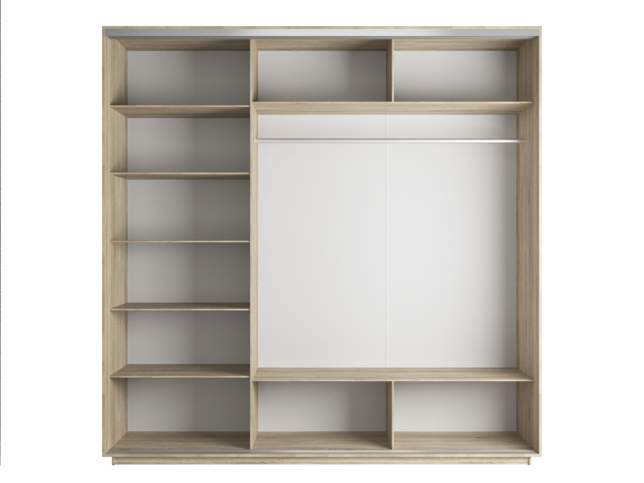 Шкафы-купе, Шкаф-купе Экспресс 1001, 180х60х240