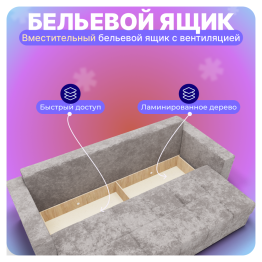 Прямой диван Рио, ППУ, Симпл