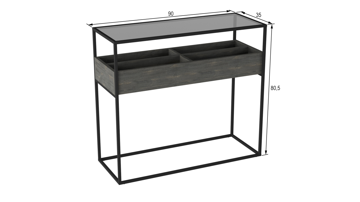 Туалетные столики, Консоль Кассо