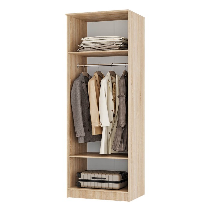 Шкафы двухстворчатые, Шкаф платяной/бельевой 2-х ств МС Сакура