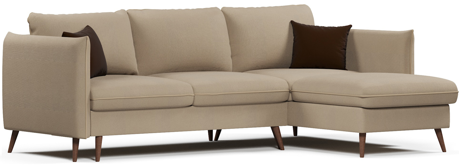 Диваны угловые, Диван угловой Пекин еврокнижка, велюр