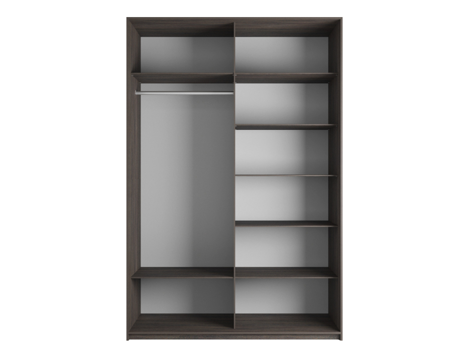 Шкафы-купе 2-х дверные, Шкаф-купе Эста Стекло белое+Стекло белое 200х66х240