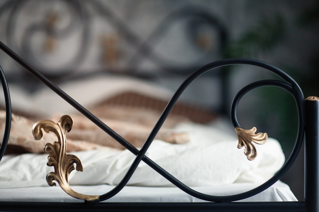 Кованые кровати, Кованая кровать Венеция 1.8 с двумя спинками