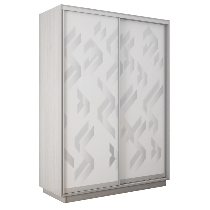 Шкафы-купе 2-х дверные, Шкаф-купе Экспресс 2-х дверный Фотопечать Ленты Стекла 140х60х240