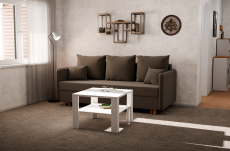 Диваны кровати со спальным местом, Прямой диван Санти,еврокнижка,велюр