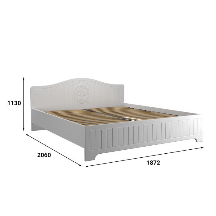 Кровати 180х200, Кровать Монблан МБ-604К (2000х1800)