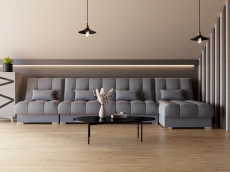 Диваны угловые в гостиную, Угловой диван Фиеста-3 НПБ, велюр