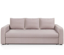 Диваны еврокнижки, Диван-кровать прямой Атланта с кантом еврокнижка,велюр