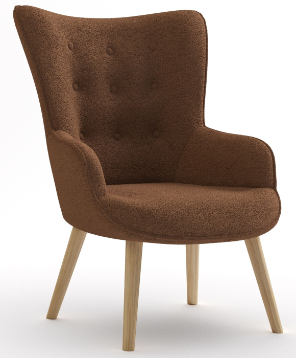 Кресло для отдыха, Кресло интерьерное Шелли, искусственный мех