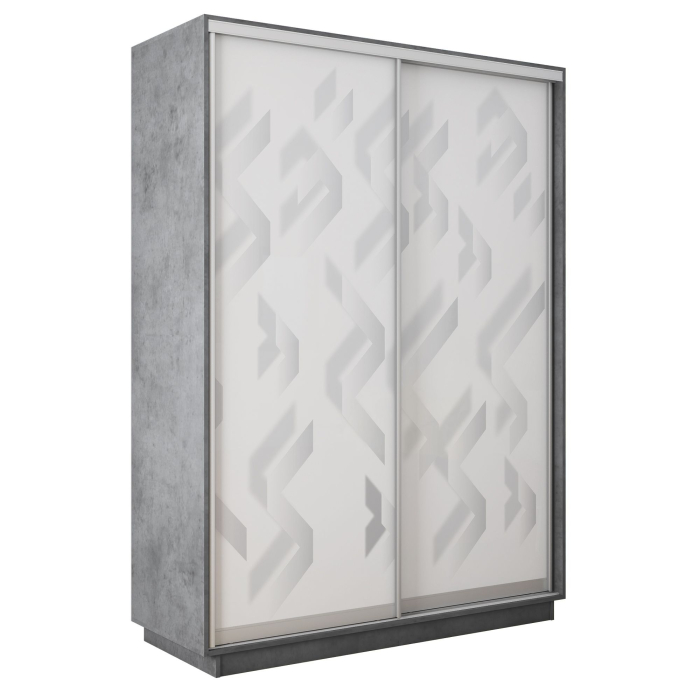 Шкафы-купе 2-х дверные, Шкаф-купе Экспресс 2-х дверный Фотопечать Ленты Стекла 160х45х240