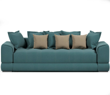 Диваны еврокнижки, Диван-кровать прямой Модерн еврокнижка,велюр