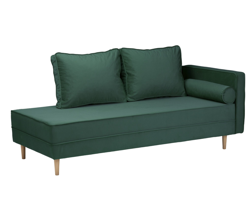 Дизайнерские диваны для гостиной, Диван - кушетка Блюз, велюр